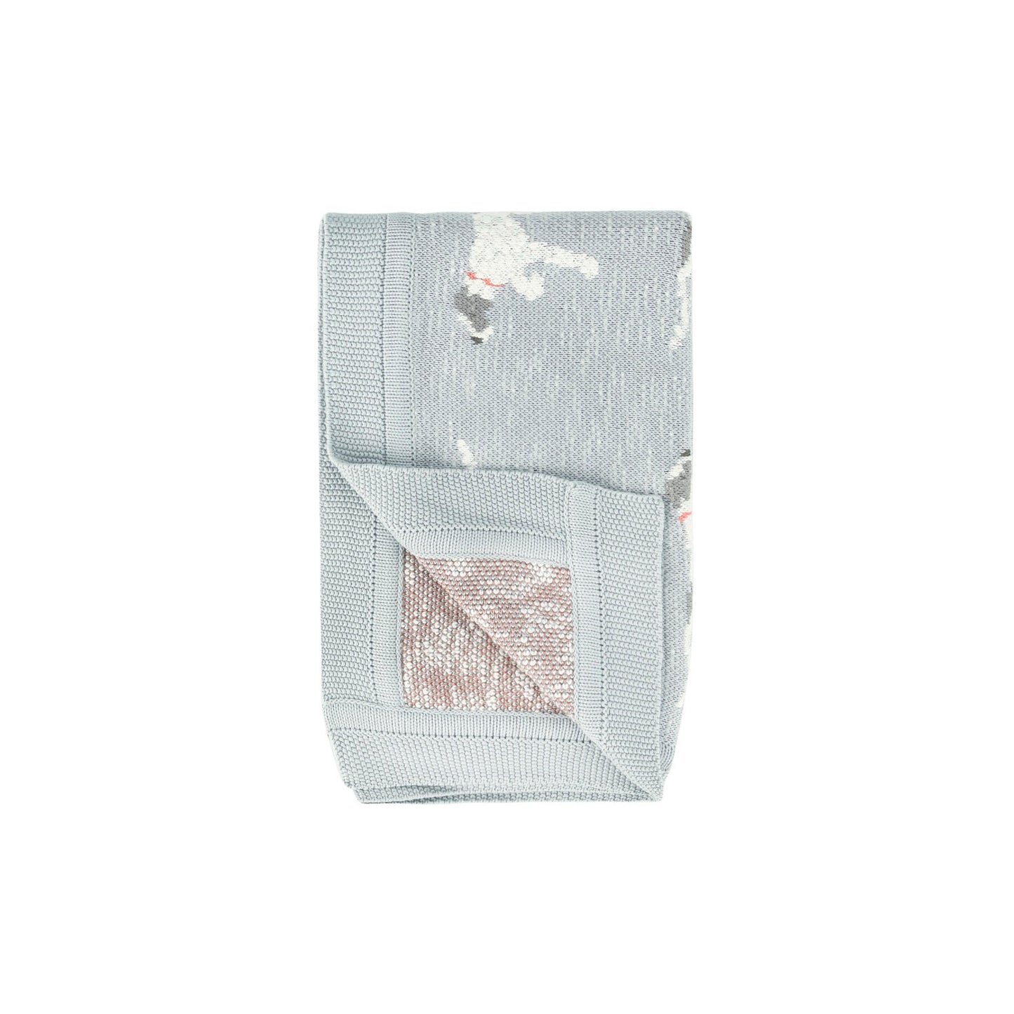 Dog Cotton Knit Baby Blanket