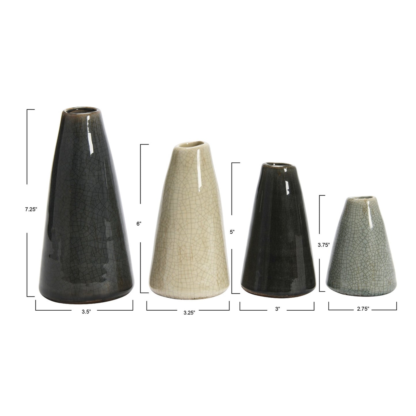 Neutral Toned Terracotta Vases