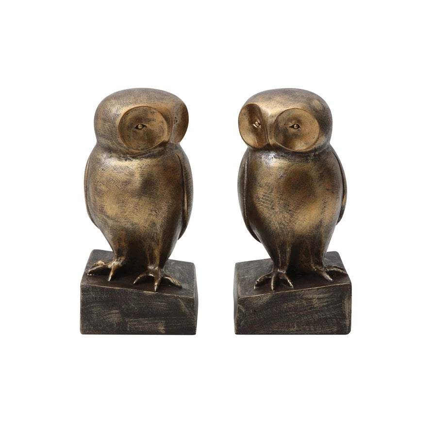Owl Bookends (Sold Individually)