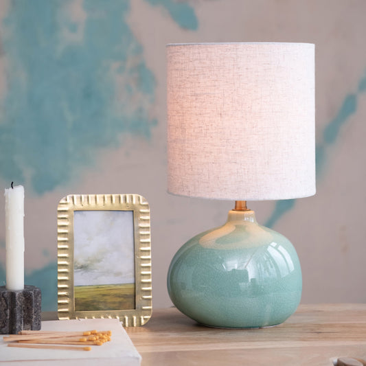 Crackle Glaze Table Lamp