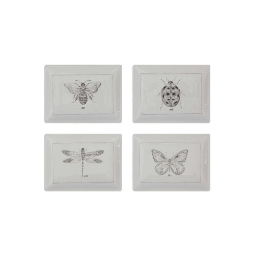Ceramic Dish with Insect