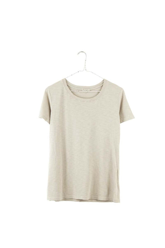 Natural Short Sleeve Crewneck