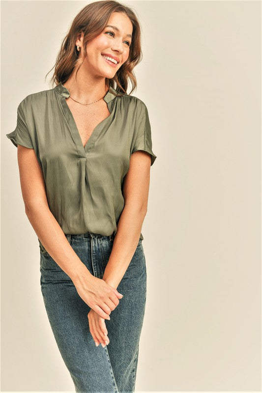 Esme Blouse - Olive