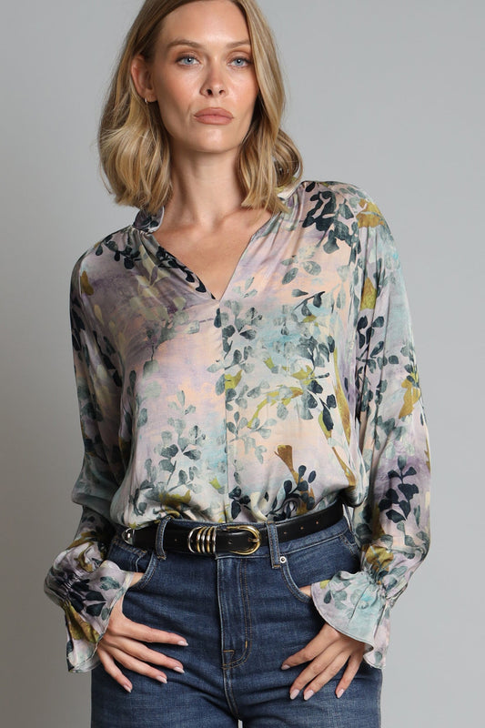Plum Garden Blouse - Plum