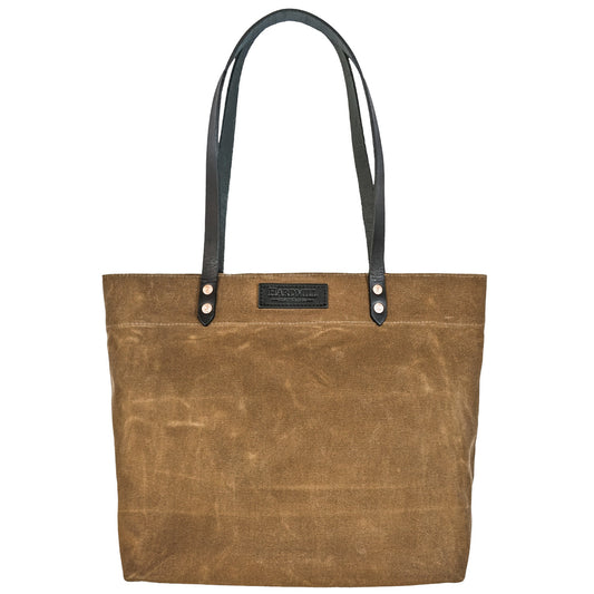 Tan Waxed Canvas Bags