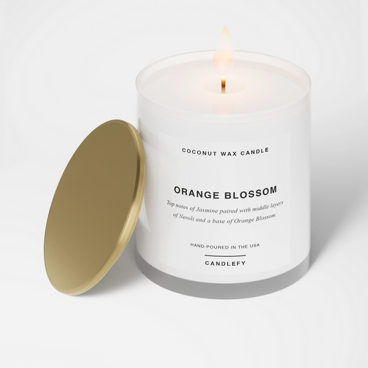 Orange Blossom Scented Candle