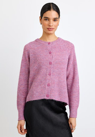 Raglan Cardigan - Frosted Wisteria