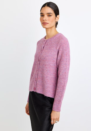Raglan Cardigan - Frosted Wisteria