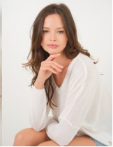 White Textured V-neck Top