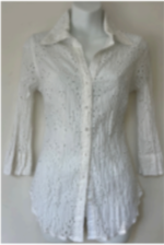 White Button Down Top
