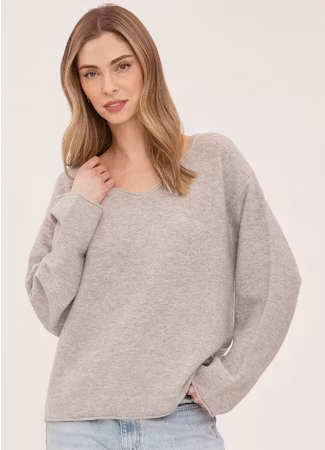 Annalise Sweater - Heather Latte