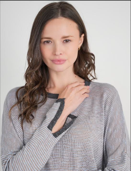 Cumberland Longsleeve Top - Eggshell
