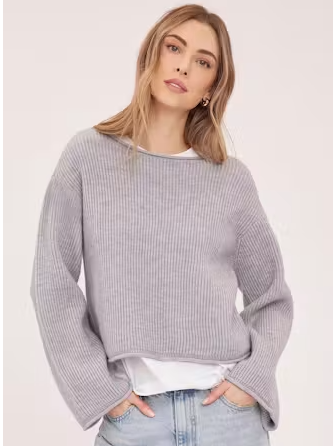 Heather Grey Elara Sweater