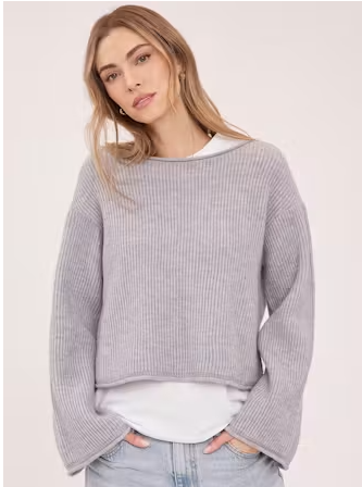 Heather Grey Elara Sweater