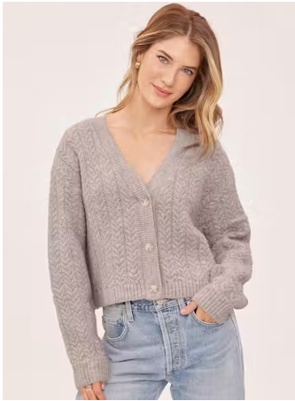 Heather Pebble Esme Sweater