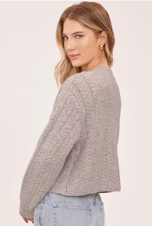 Heather Pebble Esme Sweater