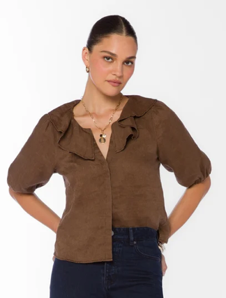 Tamarind Brown Milan Top