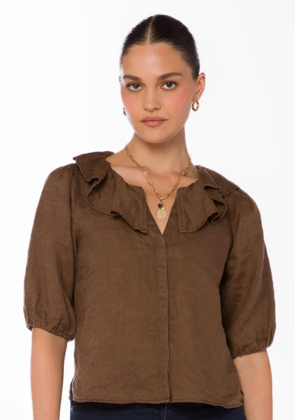 Tamarind Brown Milan Top