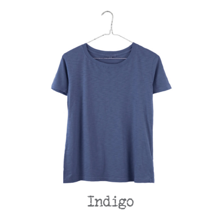 Short Sleeve Crewneck - Indigo