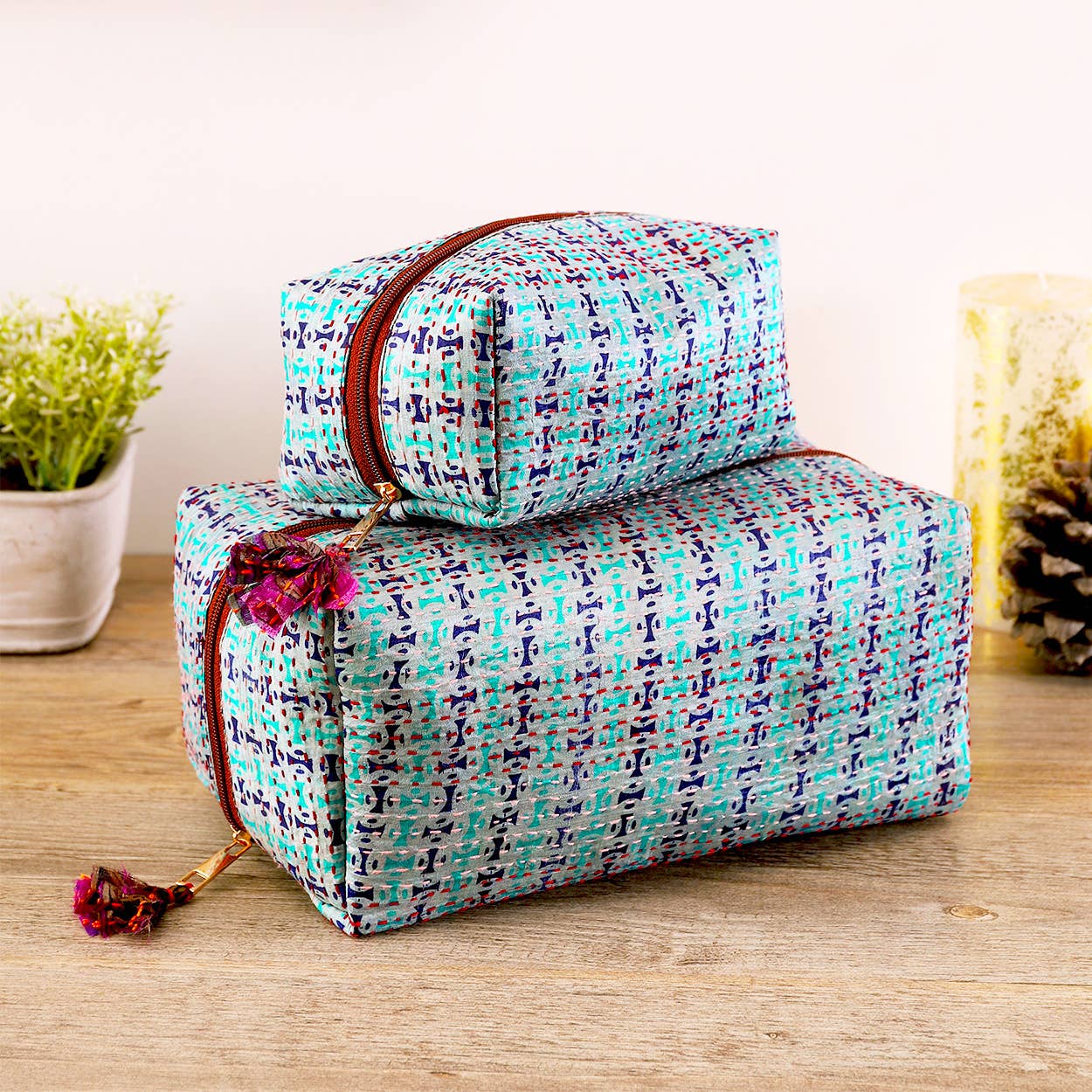 Silk Kantha Bags