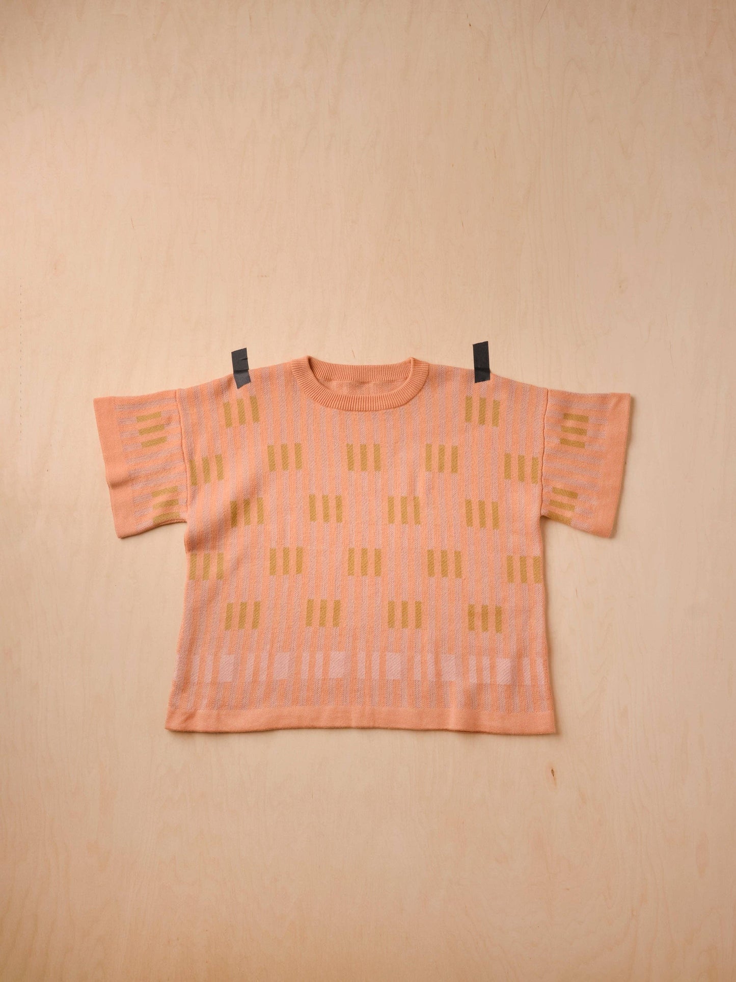 Bauhaus Short Sleeve Sweater Tee - Selenite