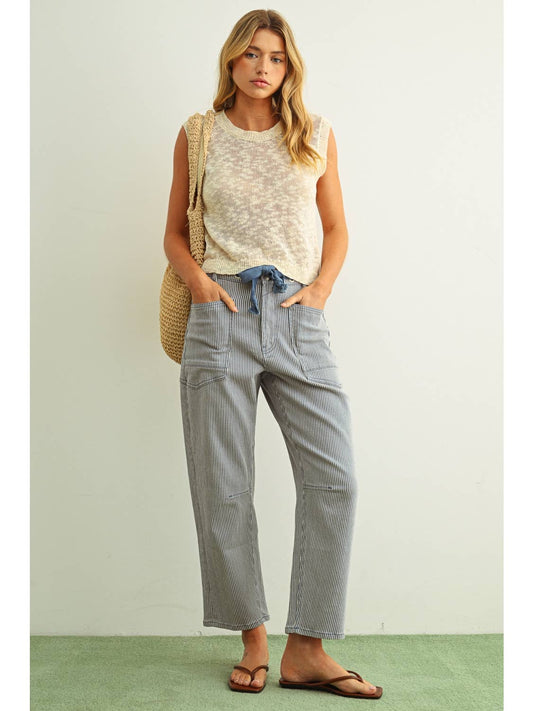 Ombre Style Sleeveless Knitted Top - 2 colors