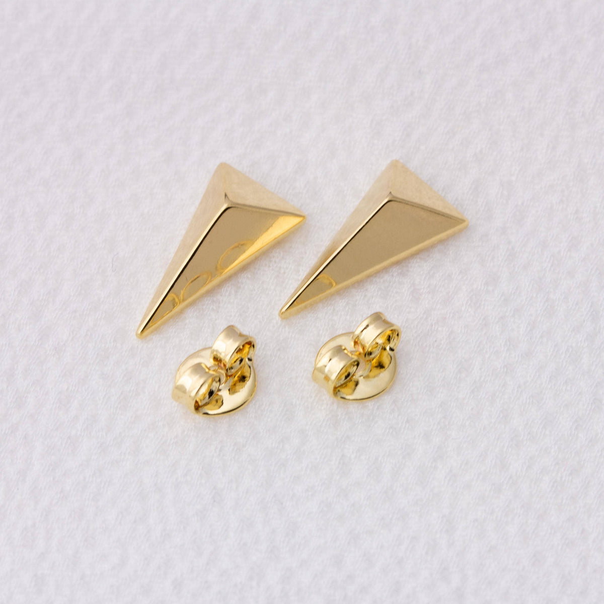 Elongated Triangle Earrings