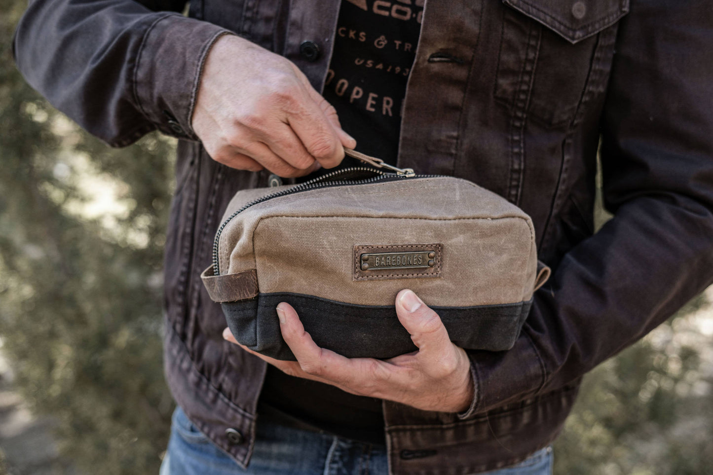 Canvas Dopp Kit Bag