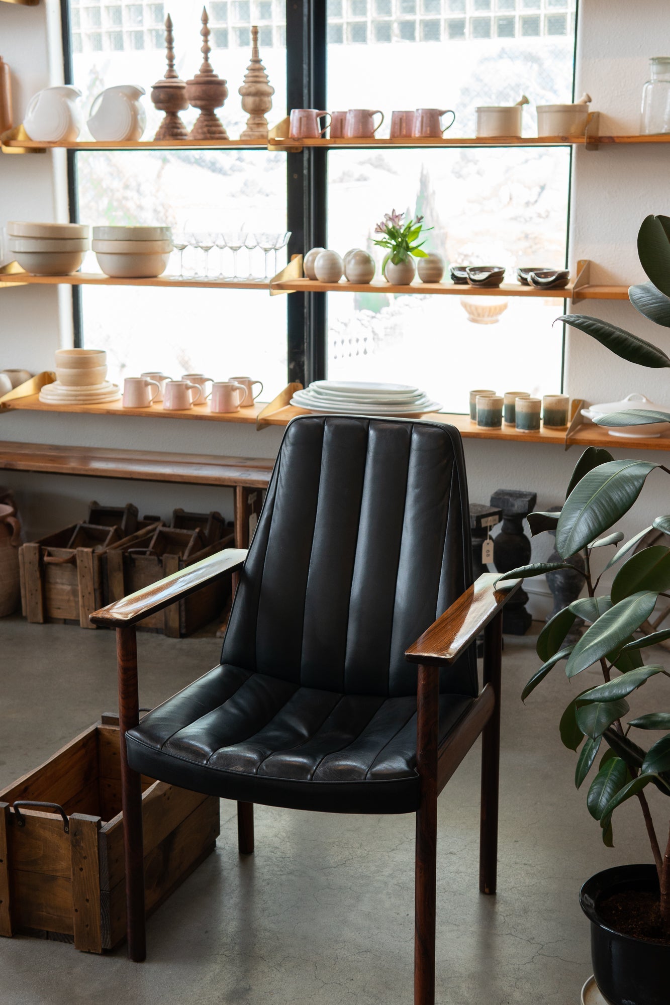 Black Leather Chairs