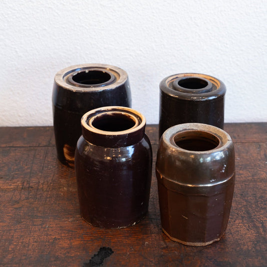Brown Stoneware Vase