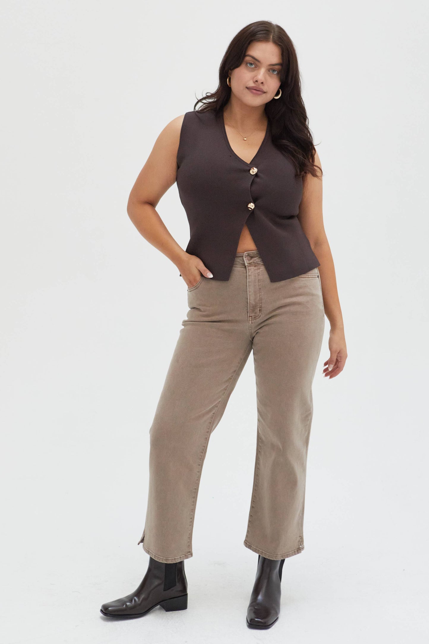 Addington Crop Mid Rise Jean