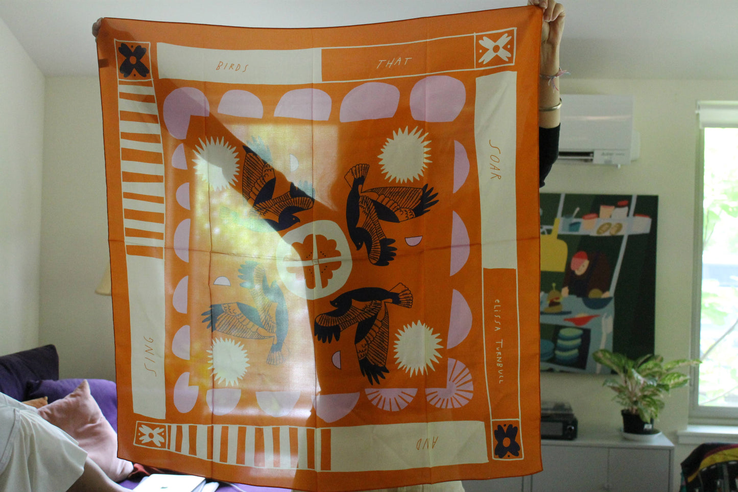 Soar & Sing Silk Scarf