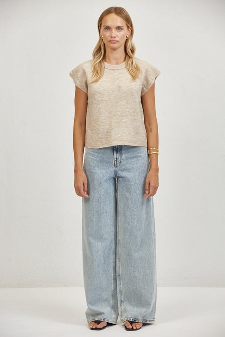 Taupe Presley Sweater Top