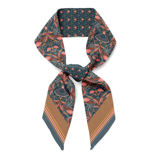 Blue Rose Twilly Scarf