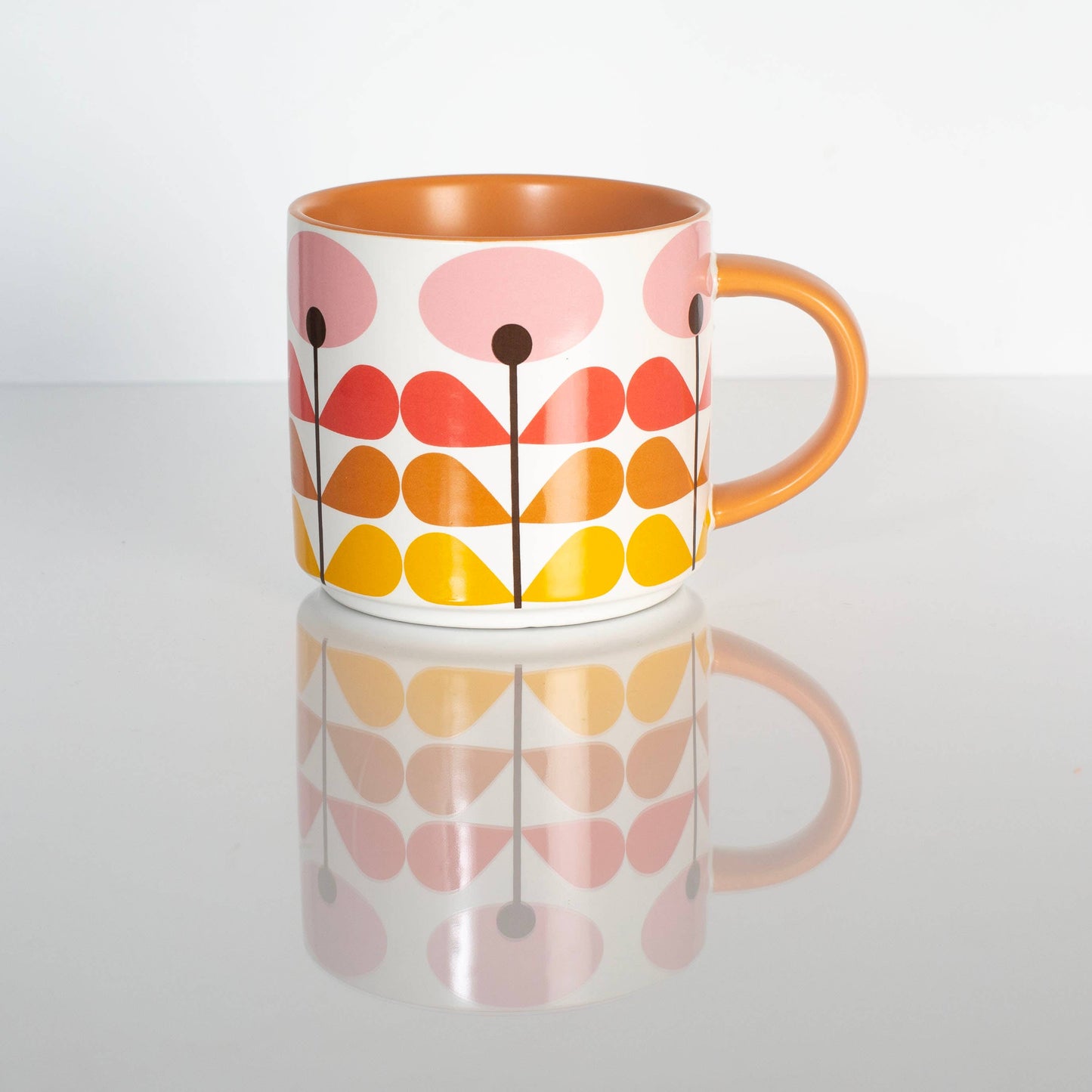 Pink MCM Flower Mug