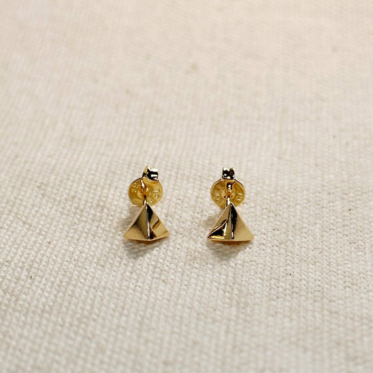Mini Triangle Earrings