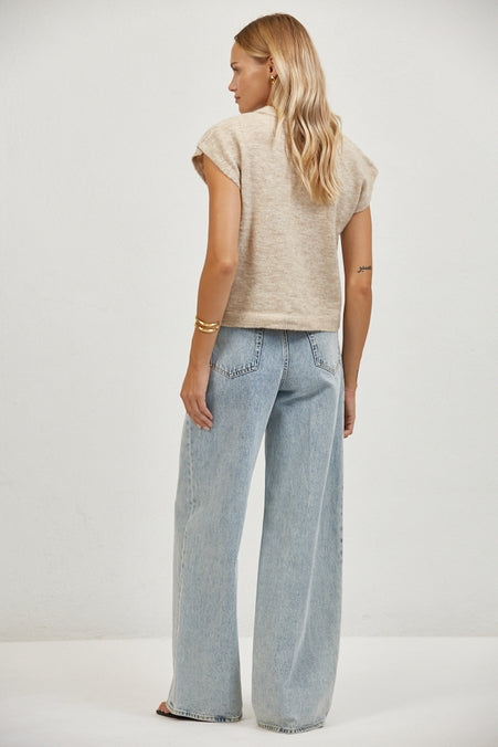 Taupe Presley Sweater Top