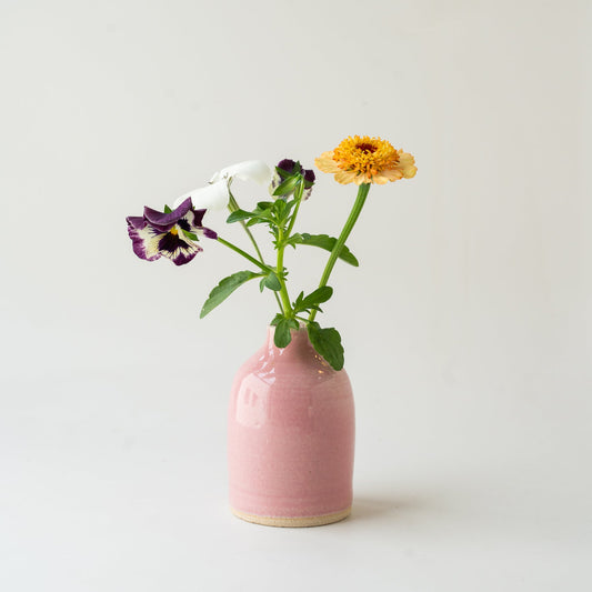 Pink Ceramic Bud Vase