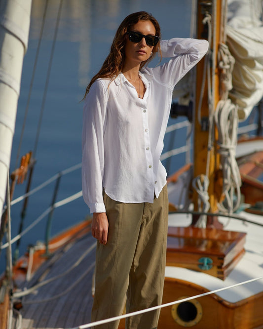 Classic Button Down Shirt - White