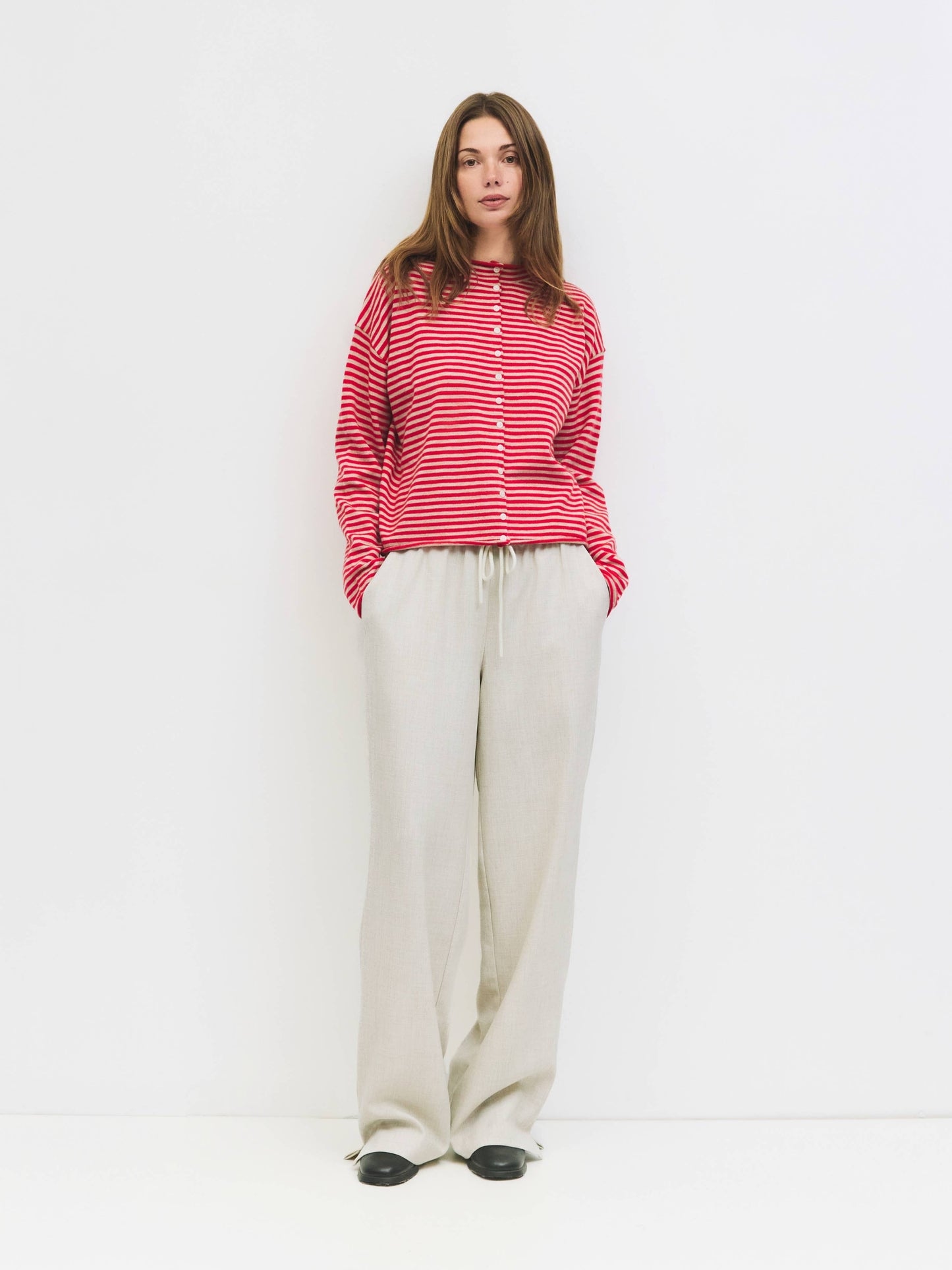Elisa Striped Cardigan