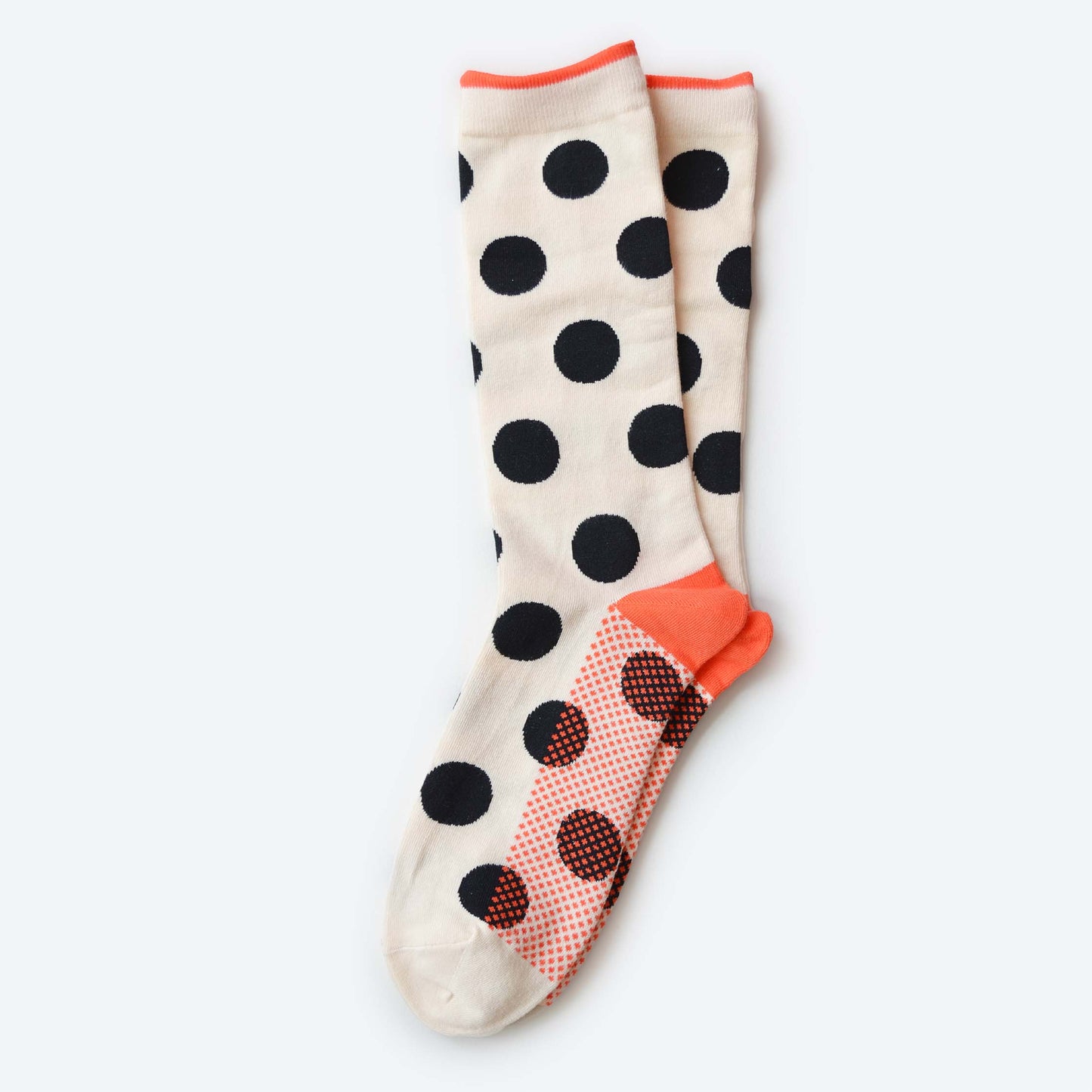 Cream - Panhandle Polka Dot Socks