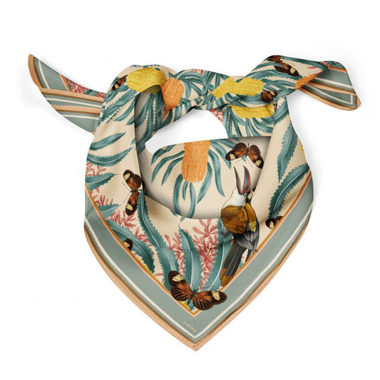 Banksia Sun Silk Cotton Scarf