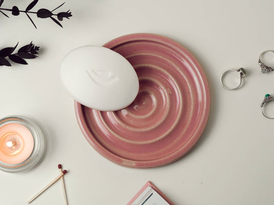 Candy Pink Floss Soap Dish