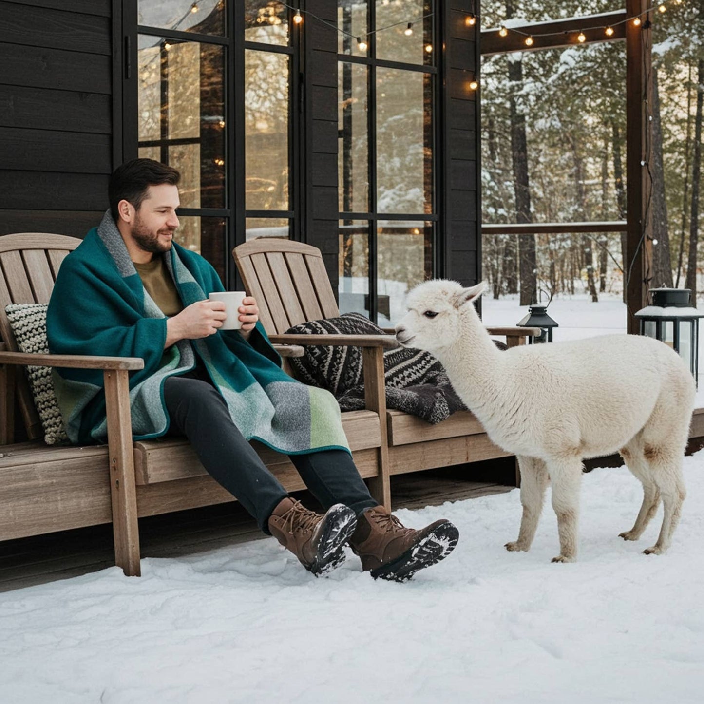 Alpine Alpaca Throw