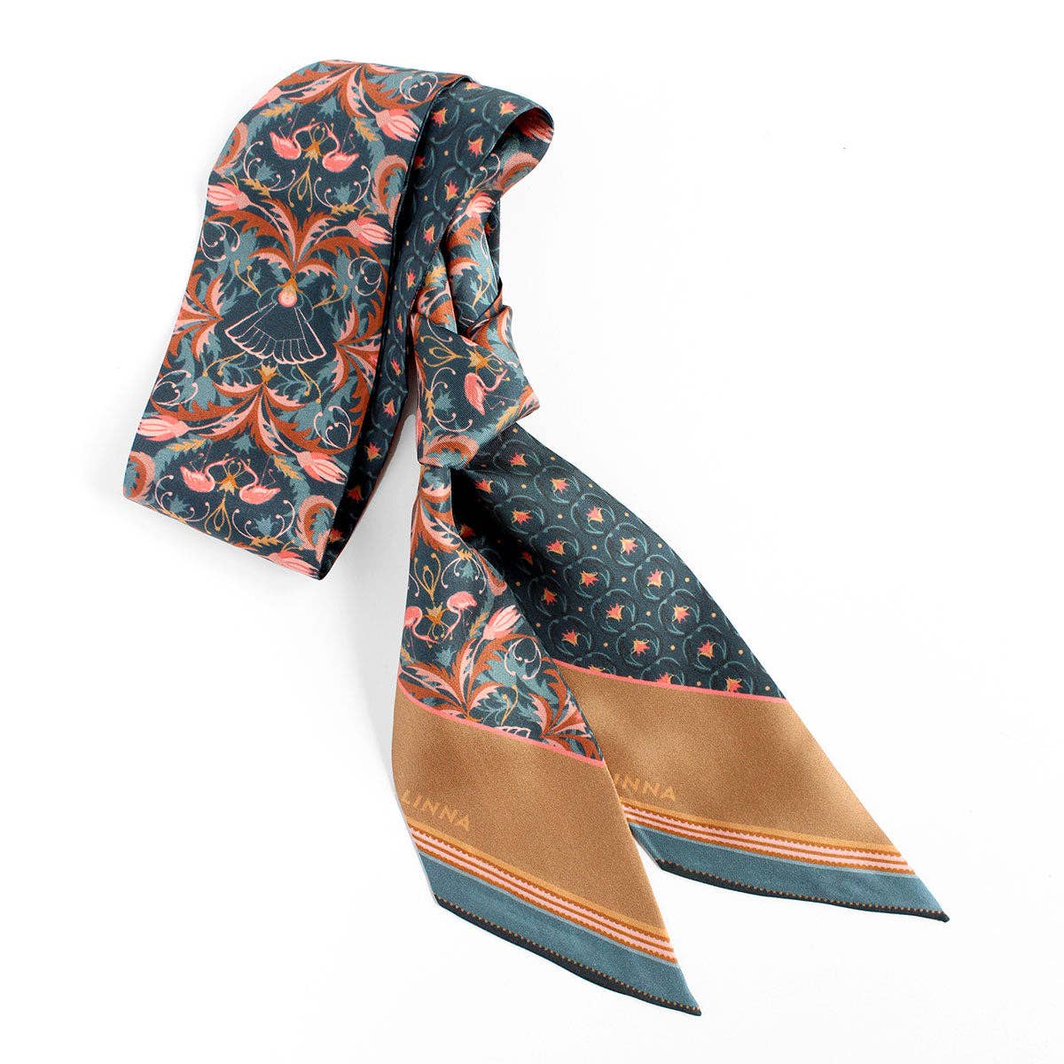 Blue Rose Twilly Scarf