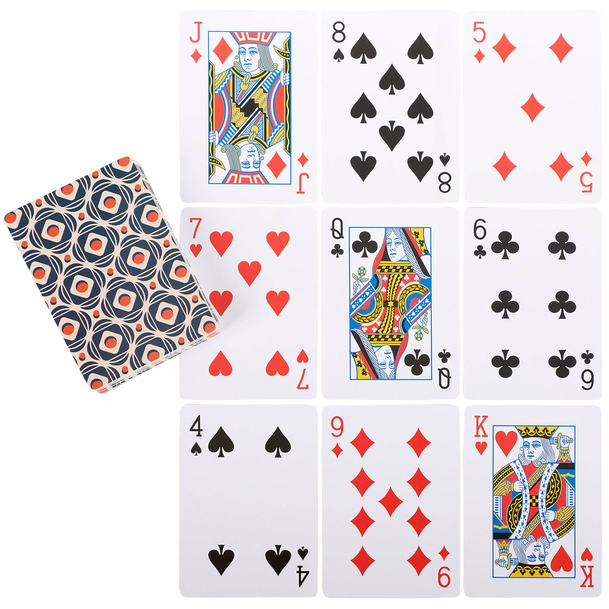 Retro Tile Playing Cards