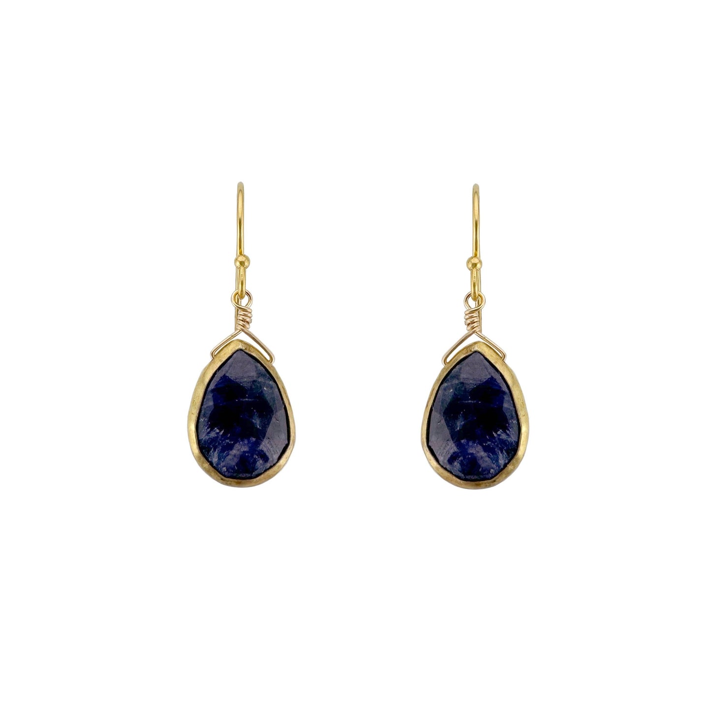Sapphire Drop Earrings