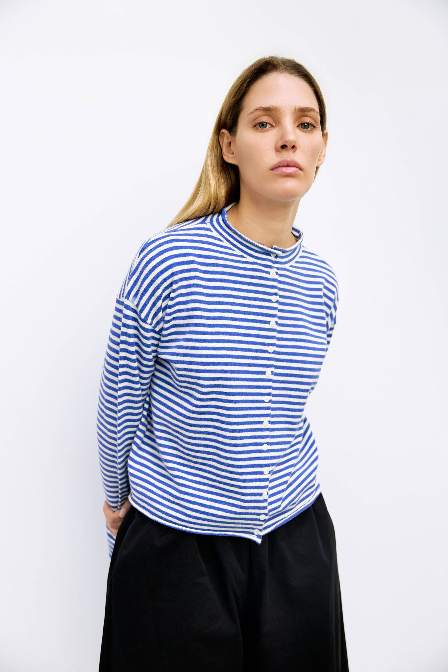 Elisa Striped Cardigan