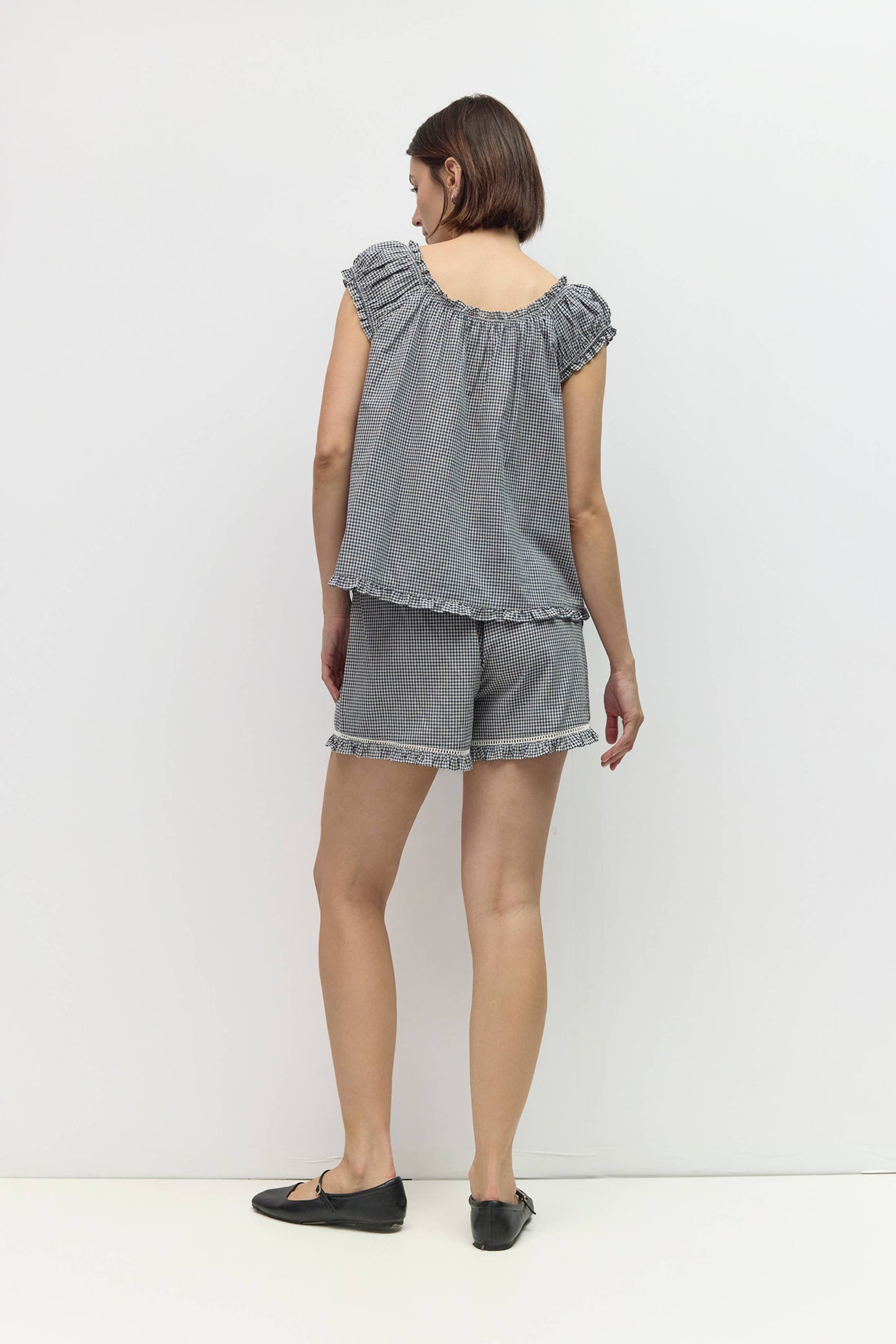 Shayla Gingham Blouse