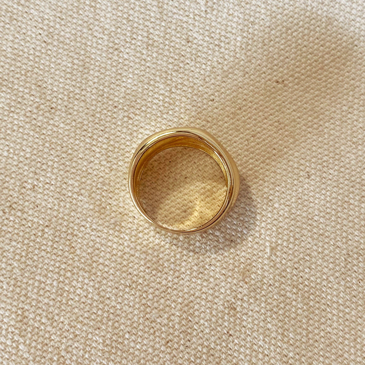 Wavy Wide Band Ring